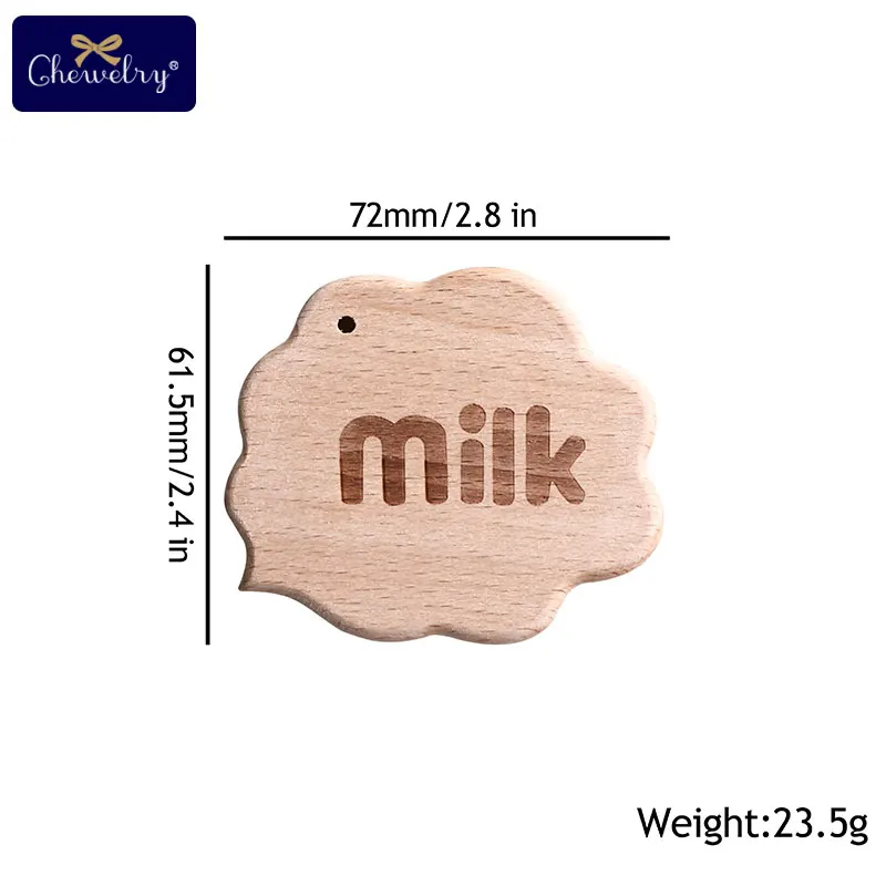 10 шт. детские деревянные подвеска-прорезыватель буковая древесина печенье
