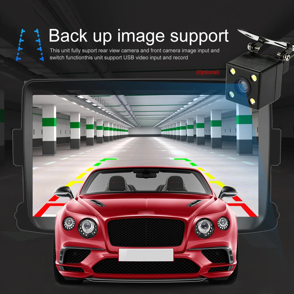 Автомобильный мультимедийный плеер Podofo 2 Din 8 дюймов Android GPS Wi Fi Mirrorlink для Renault Sandero