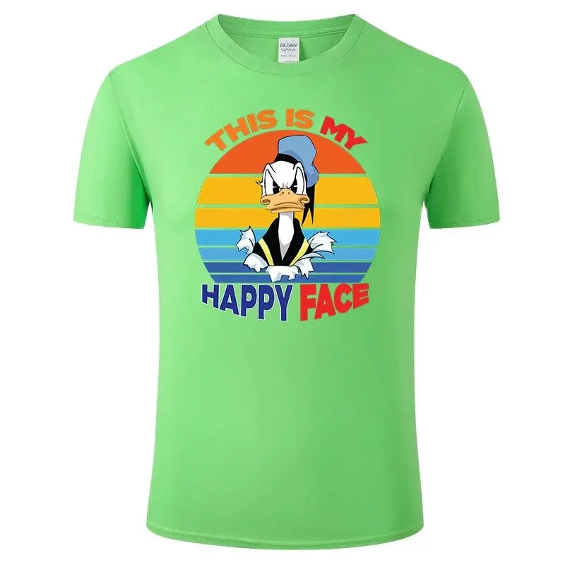 

Donald Duck Fashion Boutique T-shirt Fashion Print Short Sleeve Summer Trend Casual Unisex Top Asian Size 2021 New