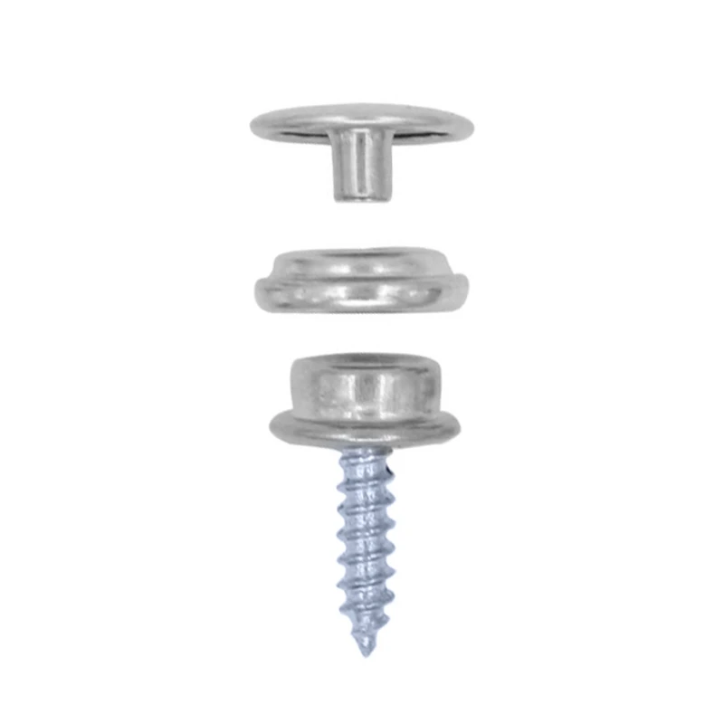 

62 Pcs Iron Boat Marine Canvas Fabric Snap Cover Button Socket Kit Wholesale Drop Ship