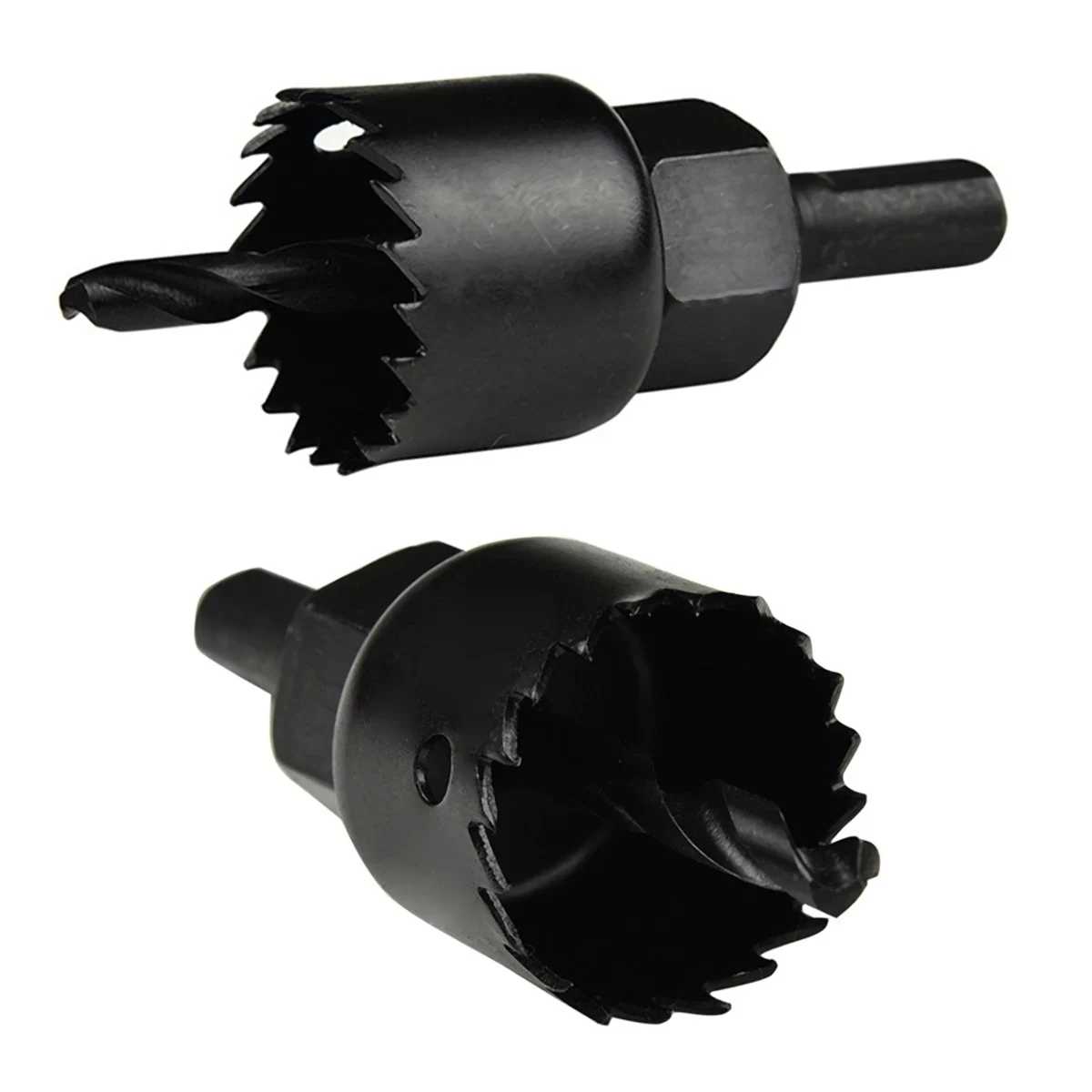 

Carbon Steel Hole Saw Set 32/38/44/54mm Hole Cutter Durable Sharp High Precision Hole Saw Woodworking Tool with Center Drill