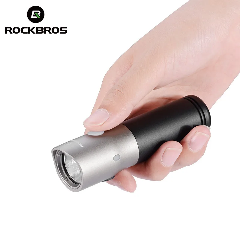 ROCKBROS велосипедный светильник Водонепроницаемый IPX6 USB Перезаряжаемые 18650 3000 мА/ч