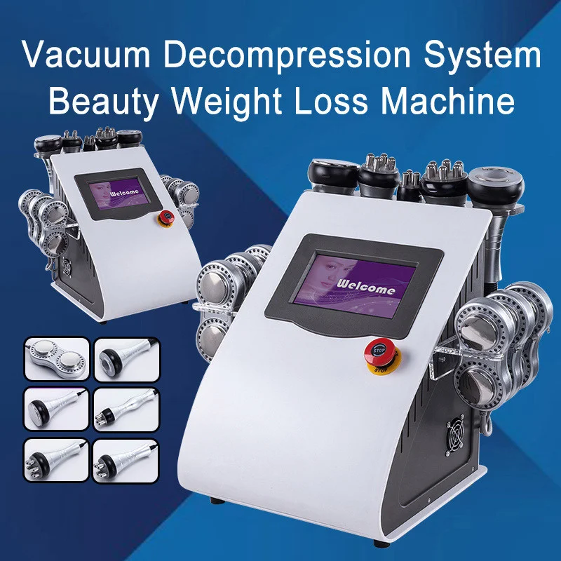 

2021 Product 6In1 Vacuum Radio Frequency 40K Cavi Lipo Laser Liposuction Ultrasonic Cavitation Machine Slimming