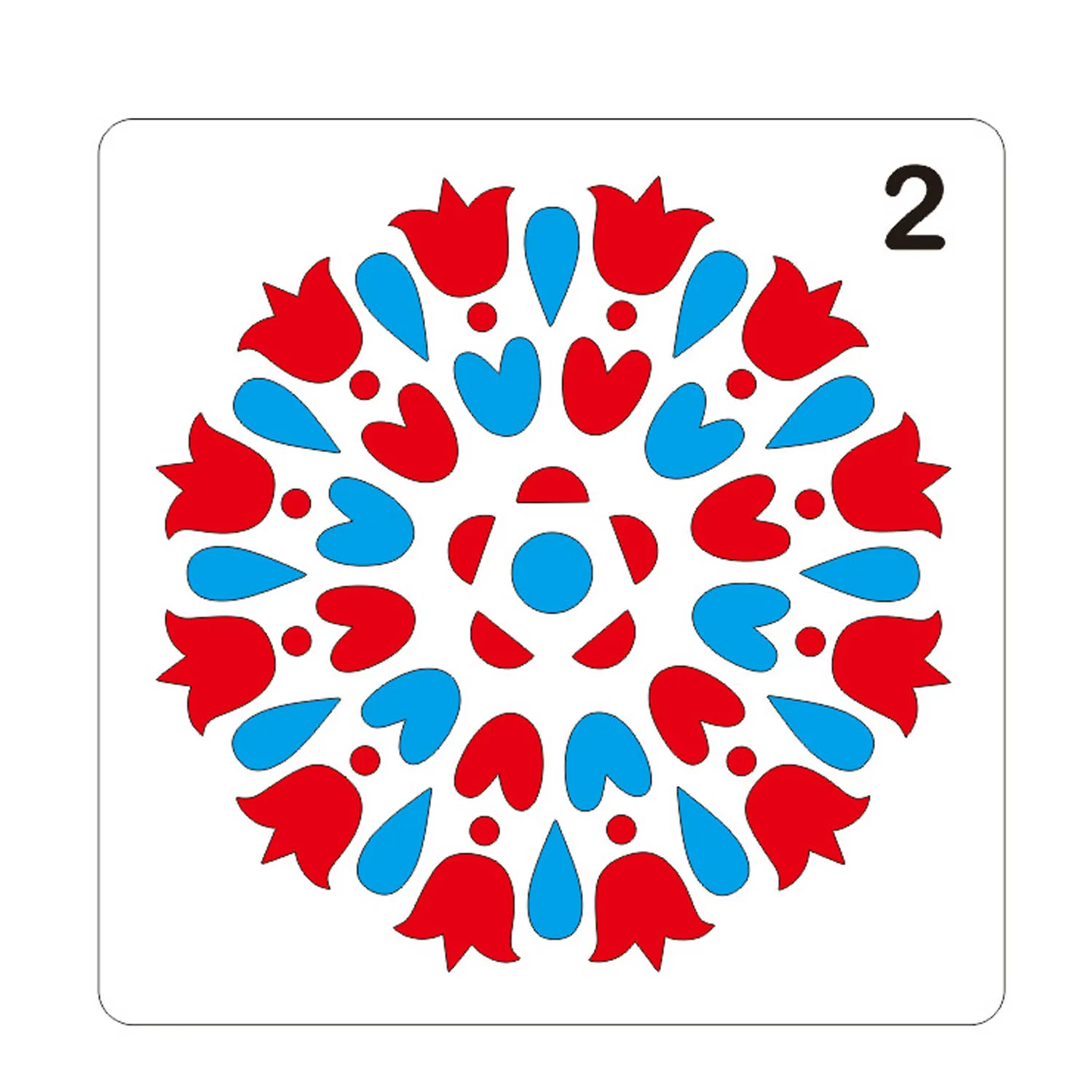 16 шт. Мандала пунктирные инструменты Шаблоны набор трафаретов для DIY живопись