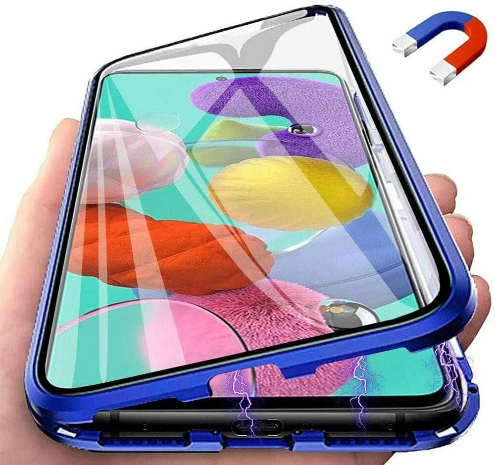 

360° Magnétique Coque Verre Trempé AVANT+ARRIÈRE Redmi 9s 9 Pro 8A 9A Note 8T