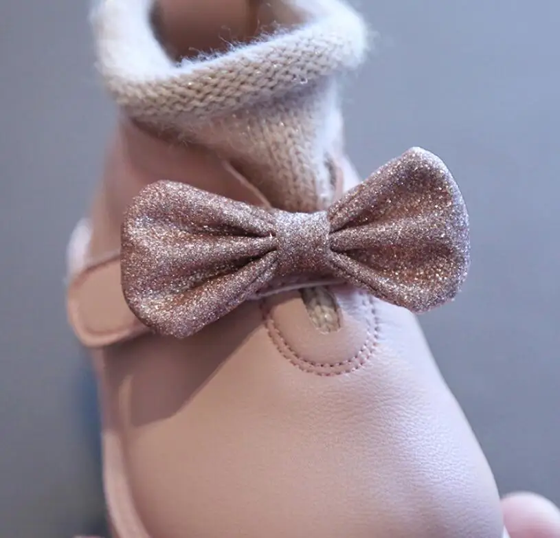 2019 г. новая осенне-зимняя обувь для маленьких принцесс малышей с мягкой подошвой