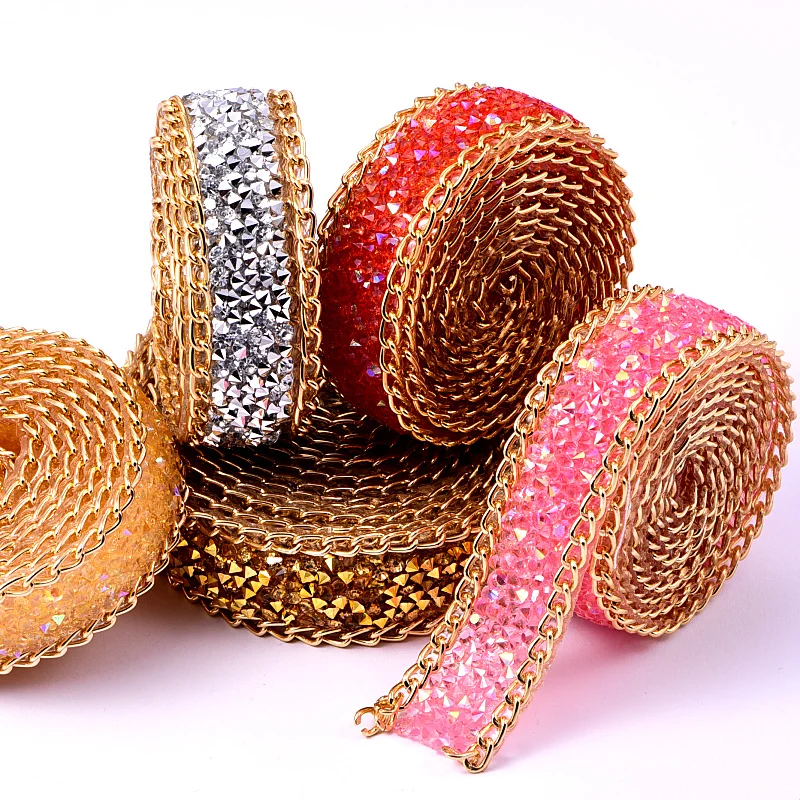 Отделка стразы для свадебного платья цветная полимерная сетка 1 ярд 2 см | Дом и