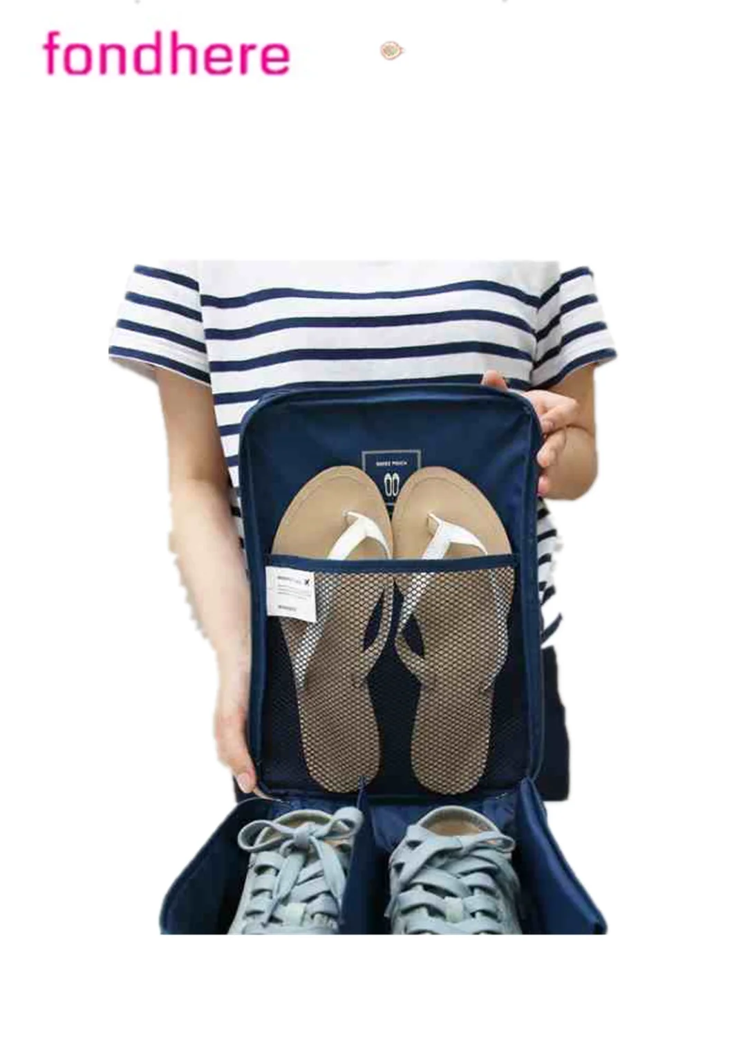 

Sports shoe bag waterproof folding shoe box travel portable shoe bag travel shoe bag multifunctional makeup bag wash bag