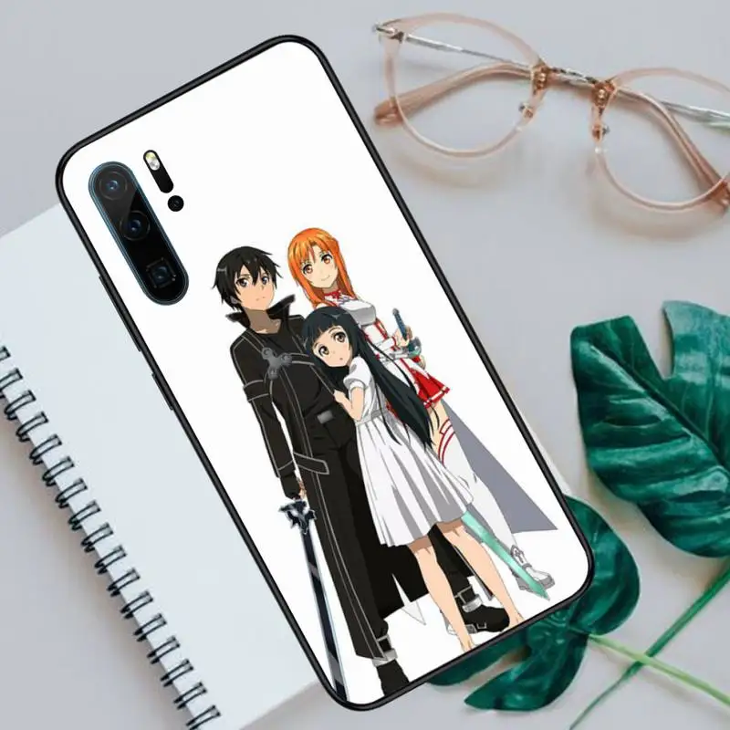 

Sword Art Online SAO Phone Case For Huawei P40 P20 P30 lite Pro P Smart 2019 Mate 40 20 10 Lite Pro Nova 5t