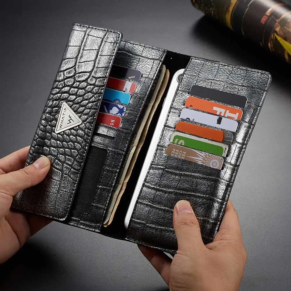 Чехол KISS 6 5 дюймов из крокодиловой кожи чехол кошелек для iPhone 11 Pro Max XR X XS 7 8 s samsung Note
