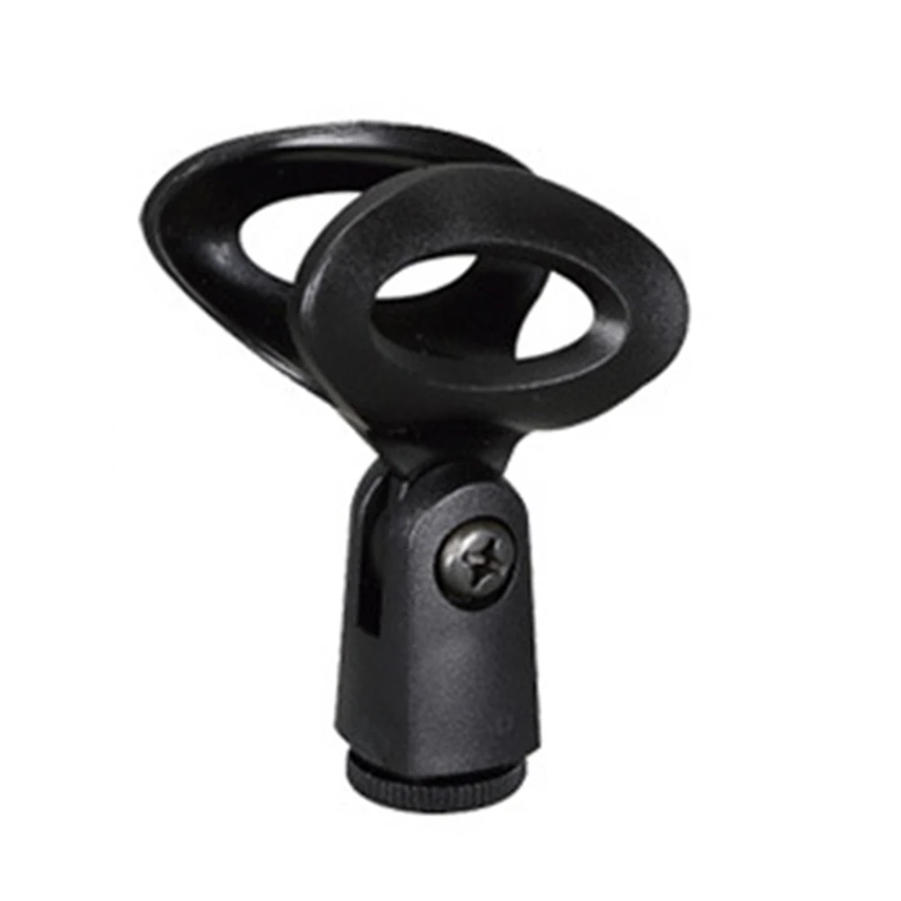 NEW U Clamp Mic Microphone Stand Accessory Flexible Plastic Clip Holder Mount |