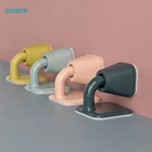 Силиконовый стопор для двери, напольный держатель для защиты от столкновений, Резиновая лента для бампера, Клин 3 м, двусторонняя Скрытая наклейка