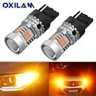 Светодиодная лампа OXILAM T20 W21W без ошибок BAU15S PY21W Canbus 7440 Светодиодная лампа 1156 7506 P21W BA15S светодиодный ная лампа указателя поворота без гипер-вспышки
