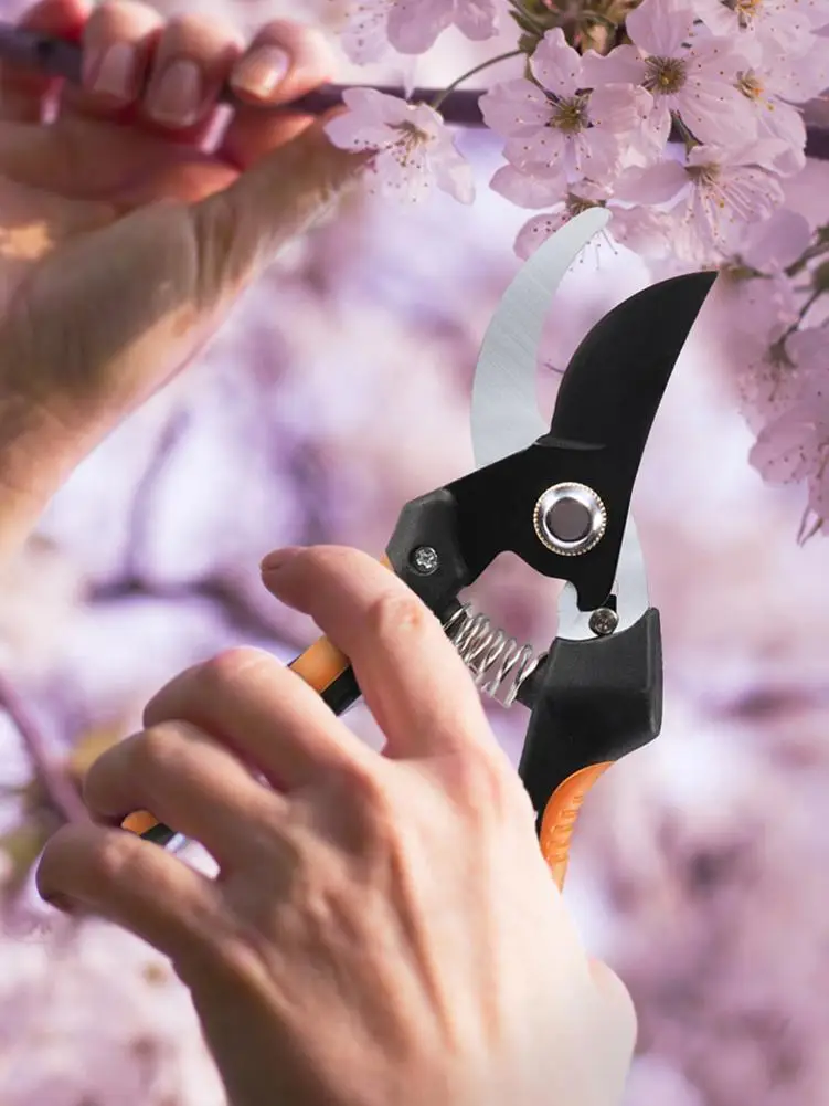 

Orange Handle Pruning Shears Agricultural Gardening High Carbon Steel Fruit Branch Shears Garden Pruning Labor-saving Branch