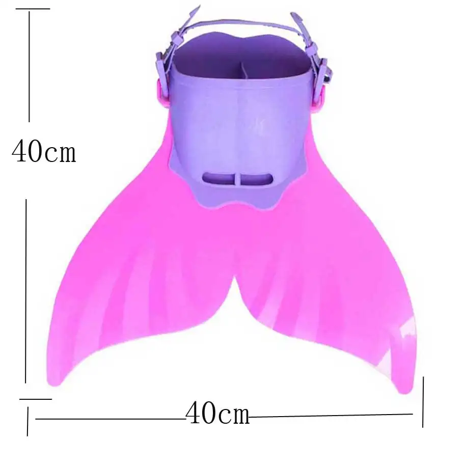 New Hot Girls Swimming Mermaid Tail Costume Kids Cosplay with Monofin/Fin Flower Halloween Christmas Wig | Тематическая одежда и