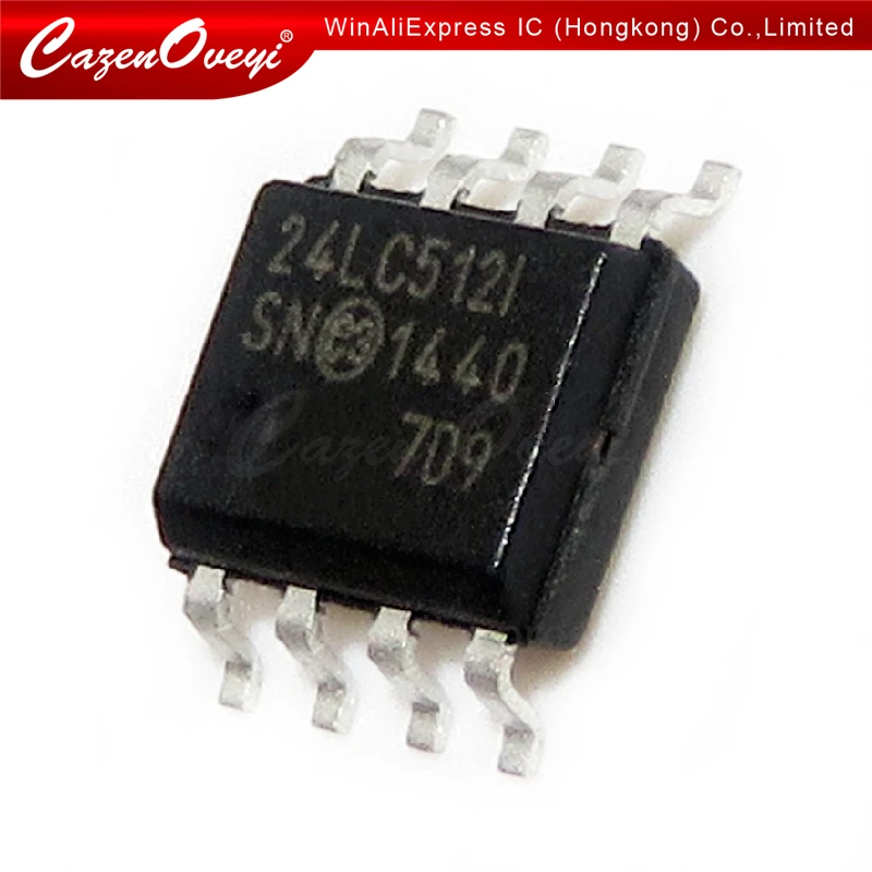 5 шт./партия, флэш-память/SN 24LC512-I/SN 24LC512 SOP-8