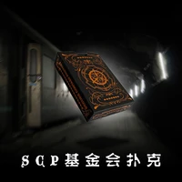 scp special containment procedures foundation paper poker anime desk playing cards board creative toy collection cosplay gift
