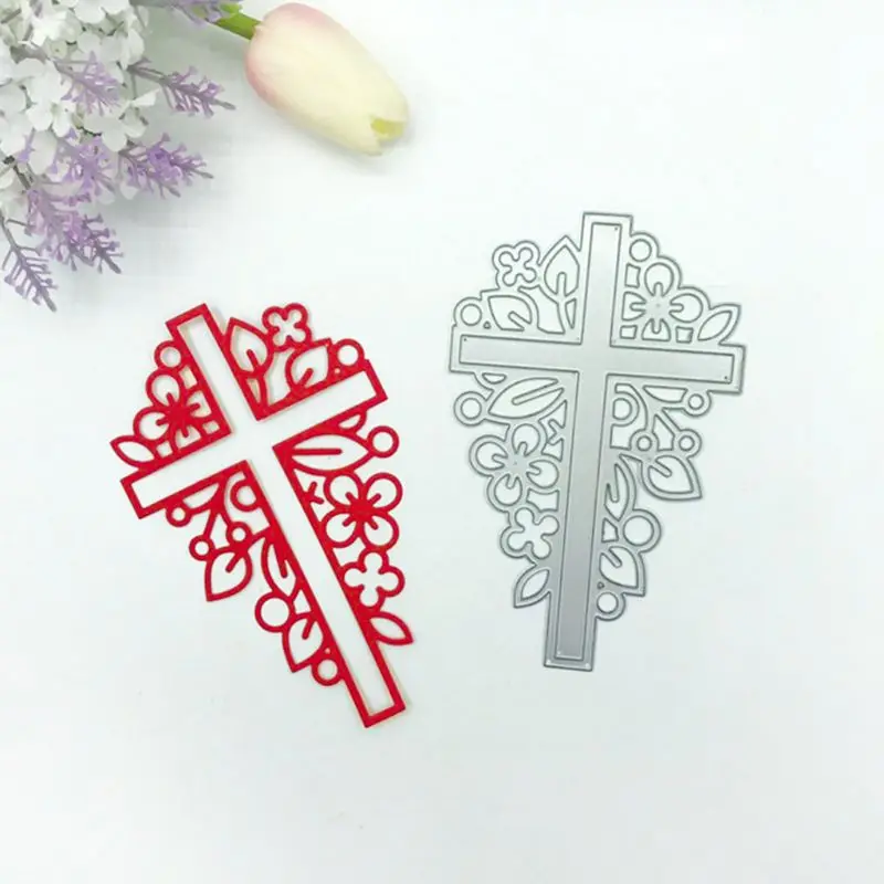 

Cross Metal Cutting Dies Stencil DIY Scrapbooking Album Stamp Paper Card Embossing Crafts Decor 95AA