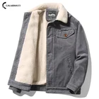 Флисовая Толстая теплая куртка для мужчин, новинка 2021, модная осенне-зимняя мужская теплая куртка-бомбер, повседневные пальто, верхняя одежда для мужчин, женская одежда