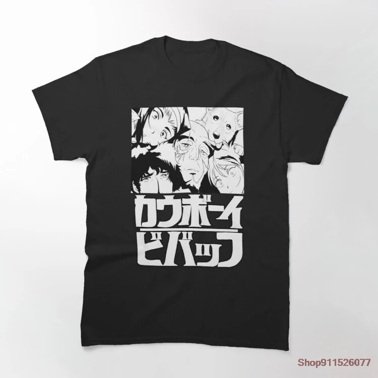 

COWBOY BEBOP Hip Hop Rapper T-shirt O-Neck Short Sleeves Summer Casual Fashion Unisex Men and Women Tshirt