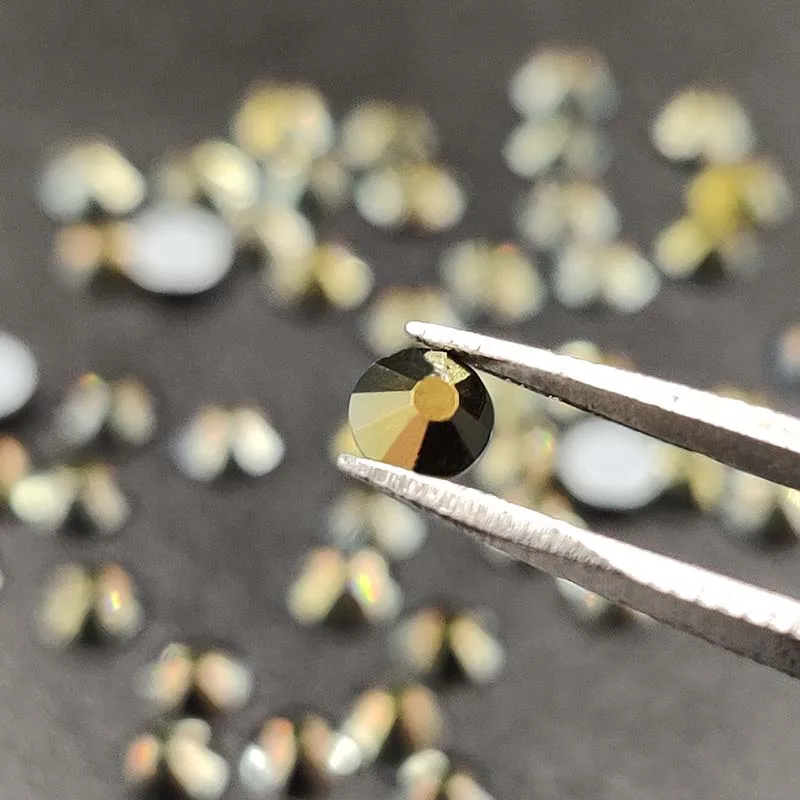 

New SMC Cut Metal Light Iron on Rhinestones ss16 ss20 ss30 Hotfix Rhinestones AAAAA Grade for Luxury DIY things Metal Light