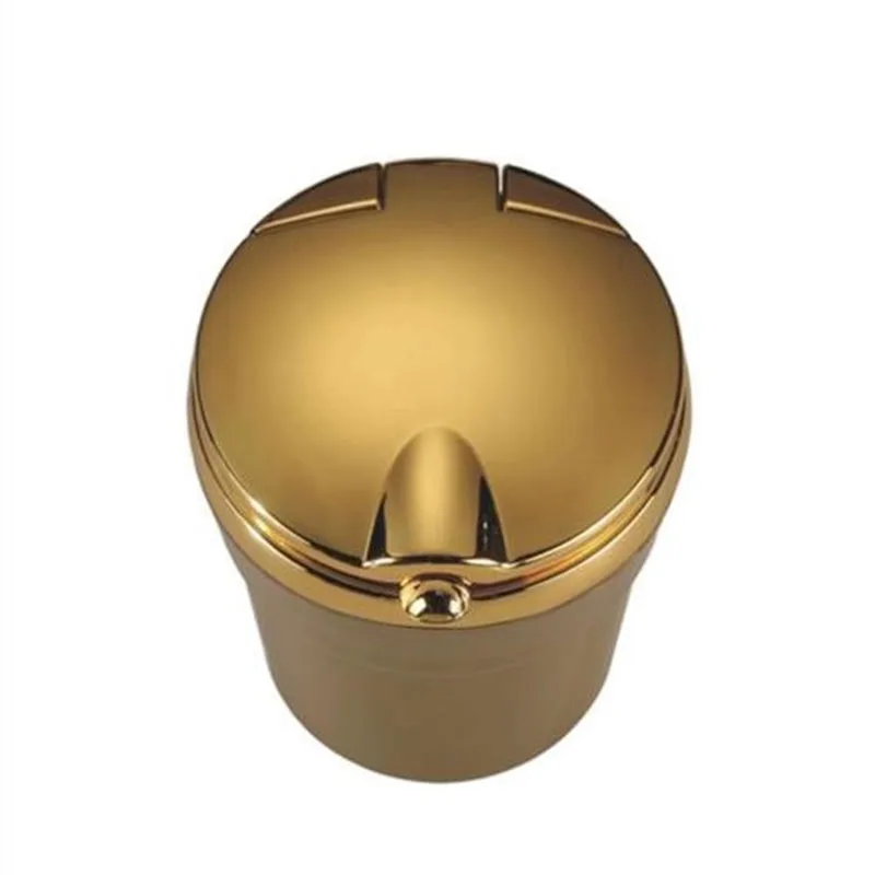 

Car Ashtray With Led Lights With Logo For Kia Geely Haval Mercedes Creative Personality Car Inside multi-function Car Supplies