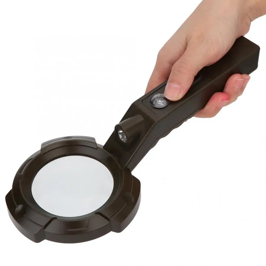 Лупа Открытый портативный мульти функциональное увеличительное стекло 6