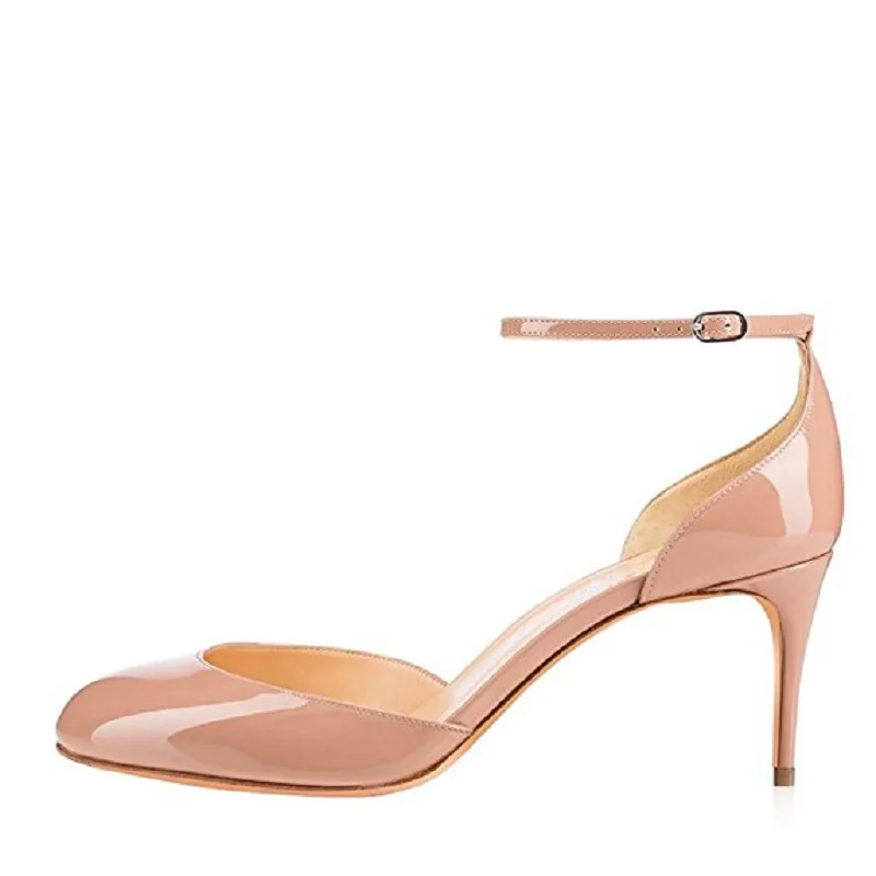 Женские босоножки на тонком каблуке с круглым носком размеры 4 15|sandals black|women sandals