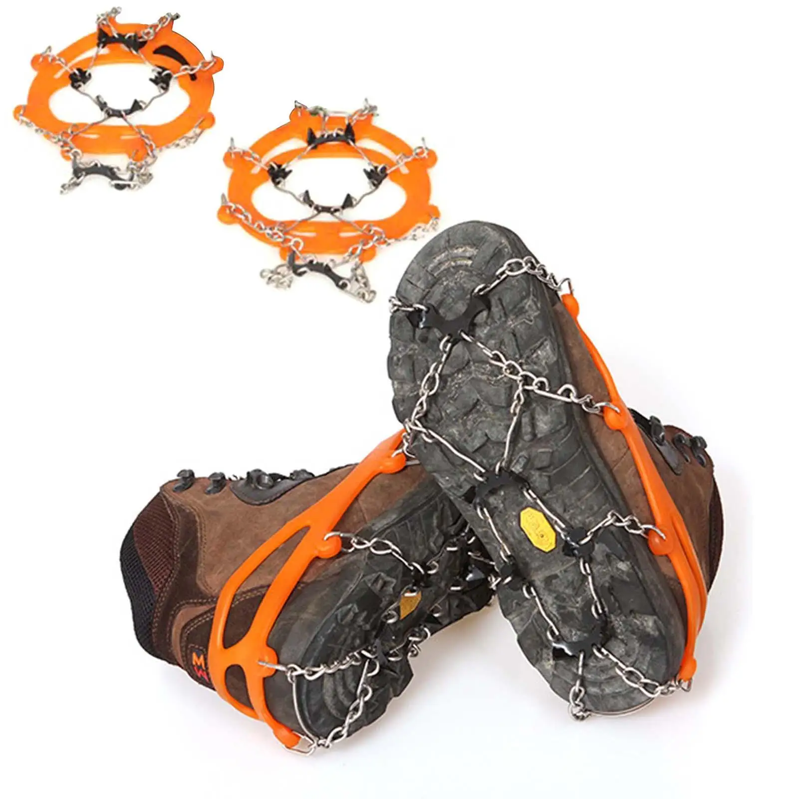 Outdoor Camping Hiking Anti-slip Shoes Gripper Snow Ice Walking Traction Cleats Anti-slip Shoes Gripper Snow Ice Walking Tractio