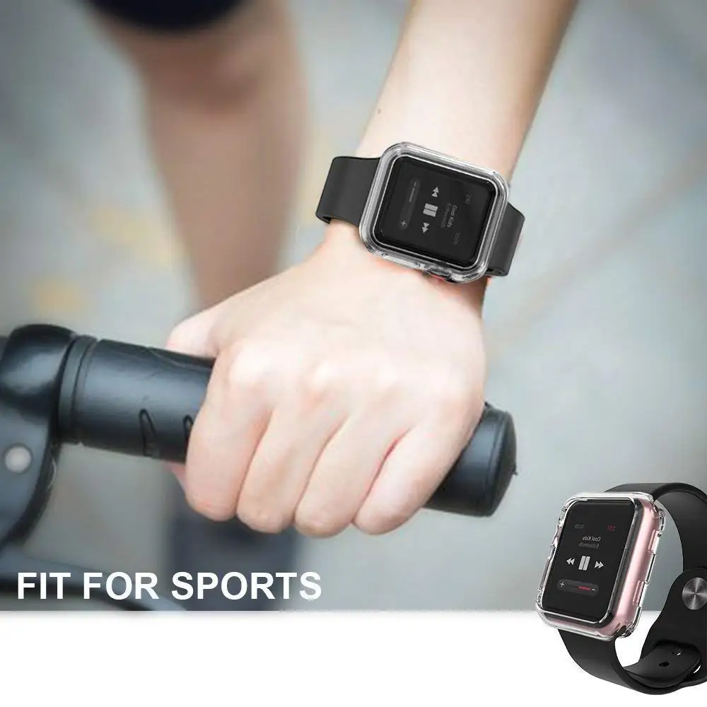 Защитный чехол для Apple Watch, версии 5/4/3/2/1 40 мм 44 к царапинам мягкий силиконовый чехол s для наручных часов iWatch, версия 3, 2, 42 мм, 38 мм