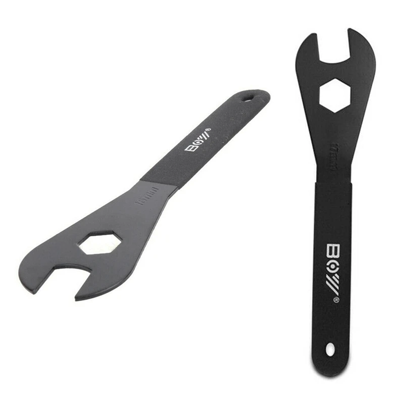 

BOY 2PCS Bike Cone Spanner Wrench Multi-Function Spindle Axle Repair Chain Tool Bicycle Repair Tools, 17Mm & 16Mm