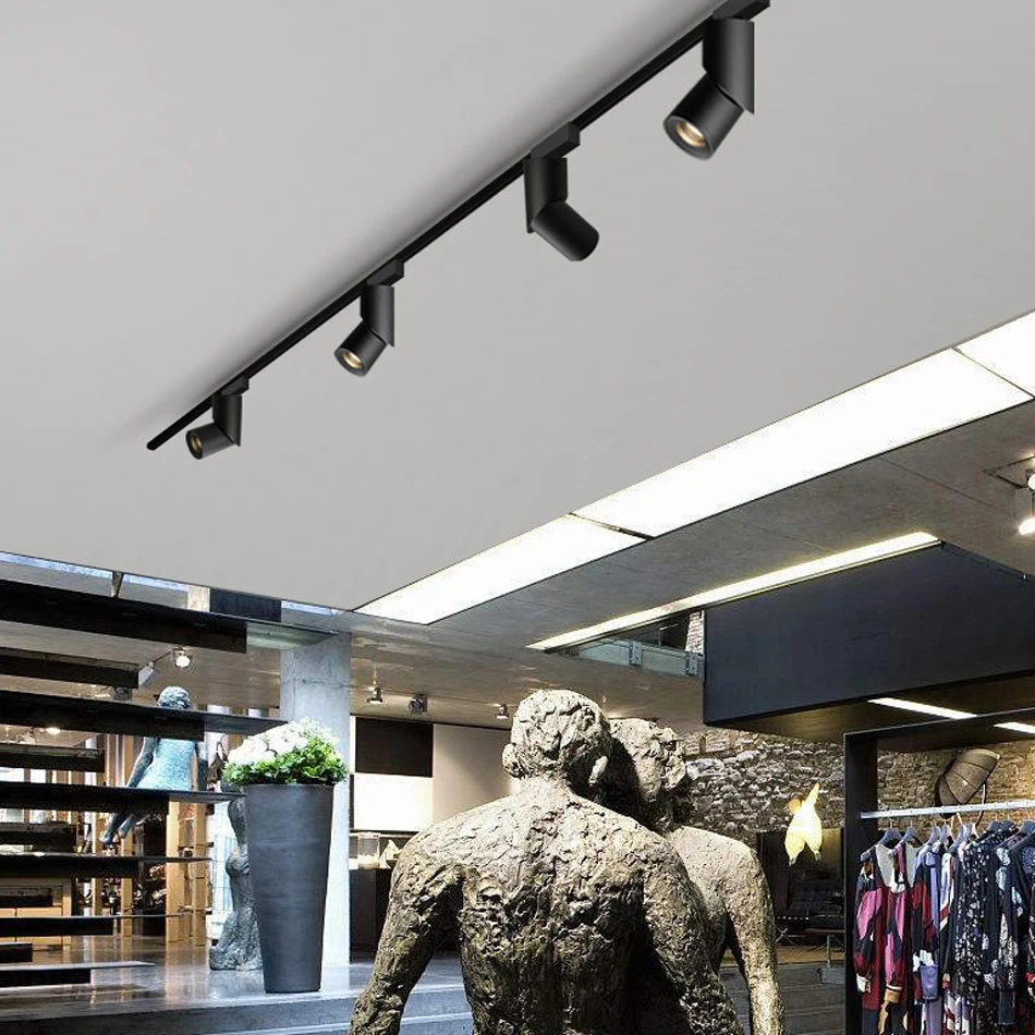 Светодиодный Трековый светильник 5 Вт 7 12 для гостиной фон стены магазина одежды