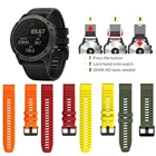 Силиконовый быстросъемный ремешок для смарт-часов Garmin Fenix 6X, 6, 6S, 26 мм, легко регулируемый ремешок для часов Fenix 5X, 5, 5S, 3, 3HR
