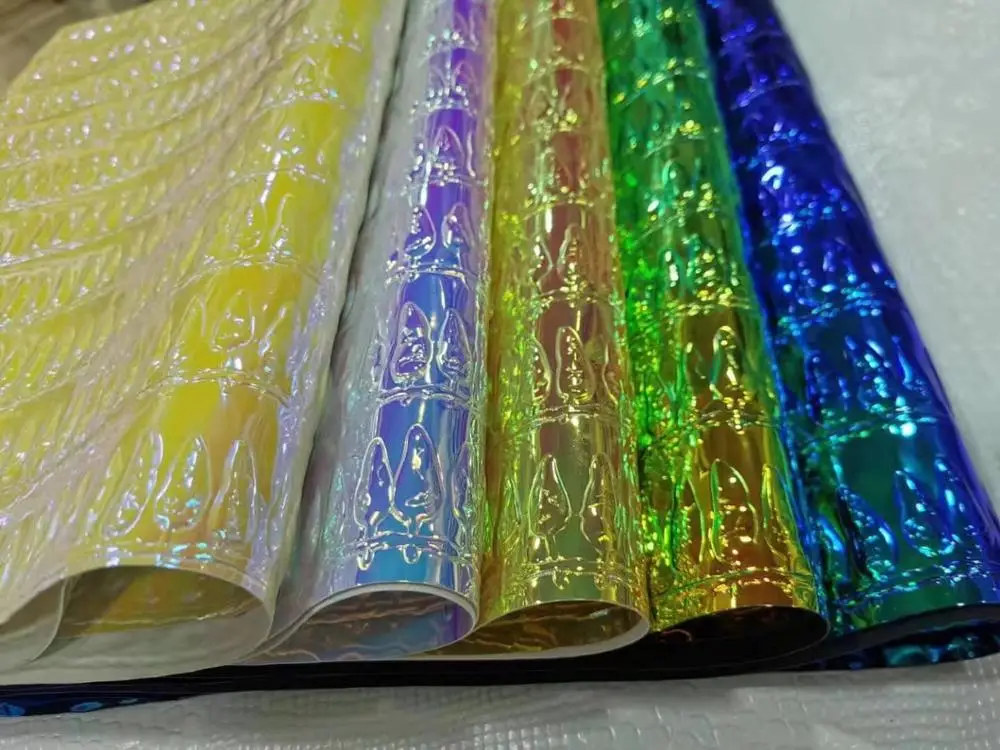 1 шт. 21 х29 см сделай сам Лидер продаж искусственная кожа волшебный лазер ткань для