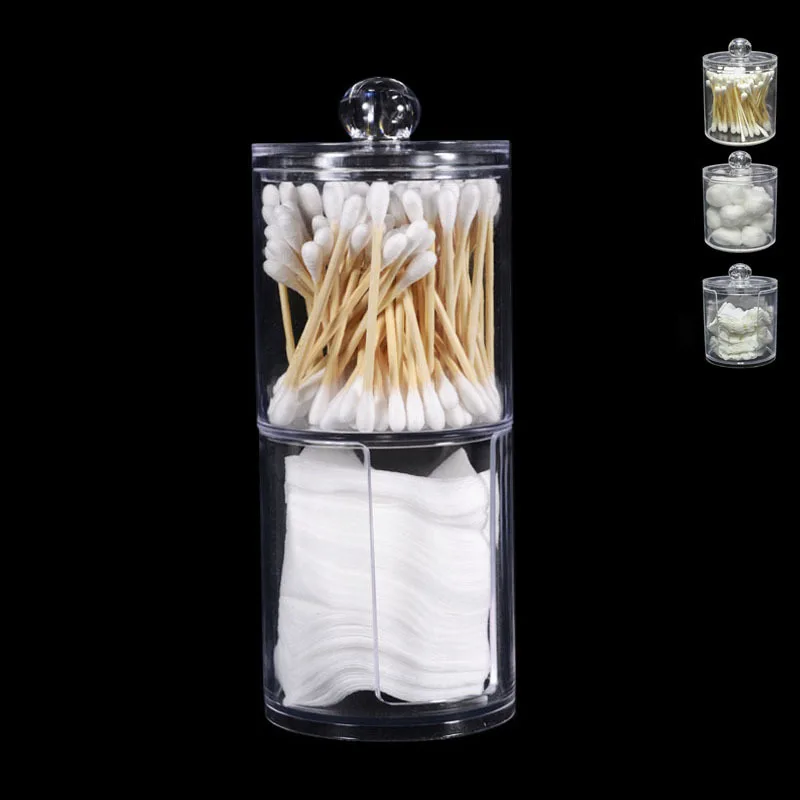 Ящик для хранения ватных палочек акриловый ящик косметические пластиковые