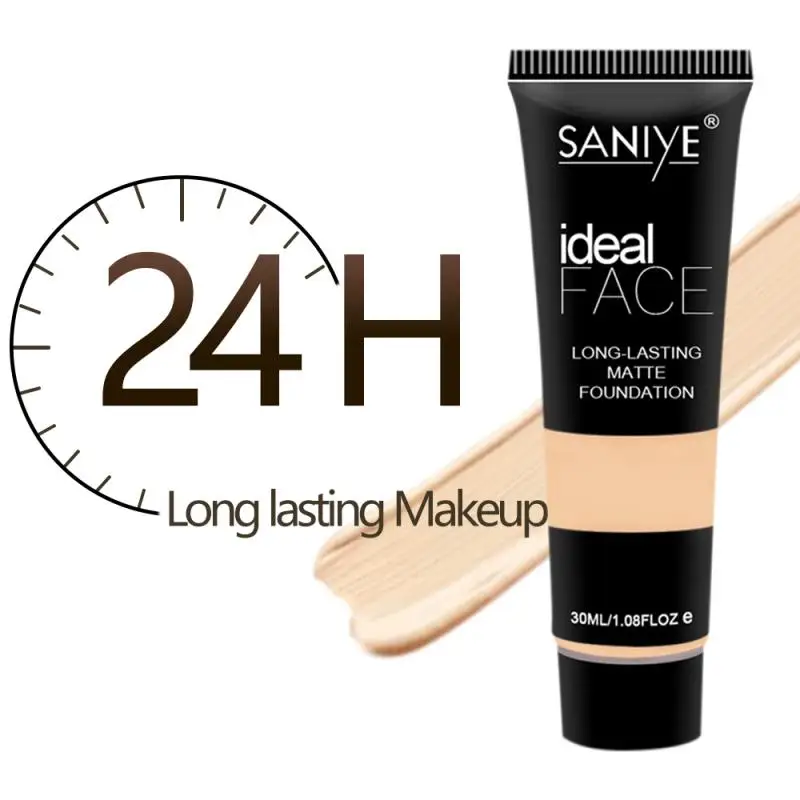 

Face Matte Liquid Foundation BB Cream Concealer Waterproof 24-hour Long Lasting Makeup Professional Facial Base Make Up Primer