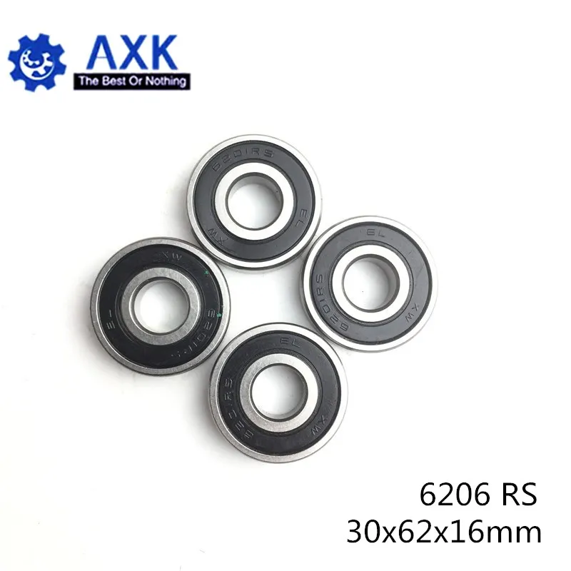 6206RS подшипник ABEC 3 (1 шт.) 30x62x16 мм Радиальные 6206 2RS упорные шариковые подшипники 6206RZ