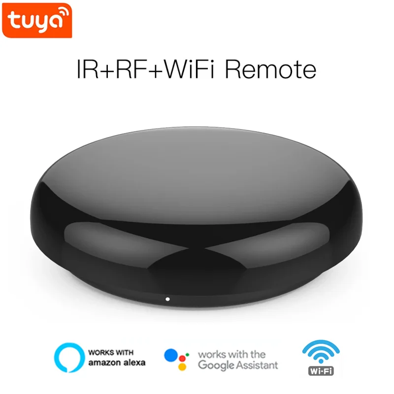 

Беспроводной пульт управления умным домом Tuya, Wi-Fi/ИК пульт дистанционного управления, работает с Alexa Google Home, Модуль Автоматизации, кондицион...