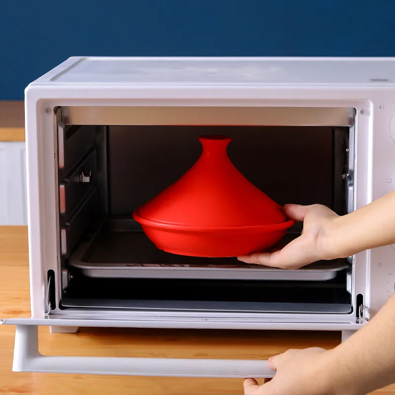 Складная чаша-силиконовый отпариватель с ручкой и крышкой для складных