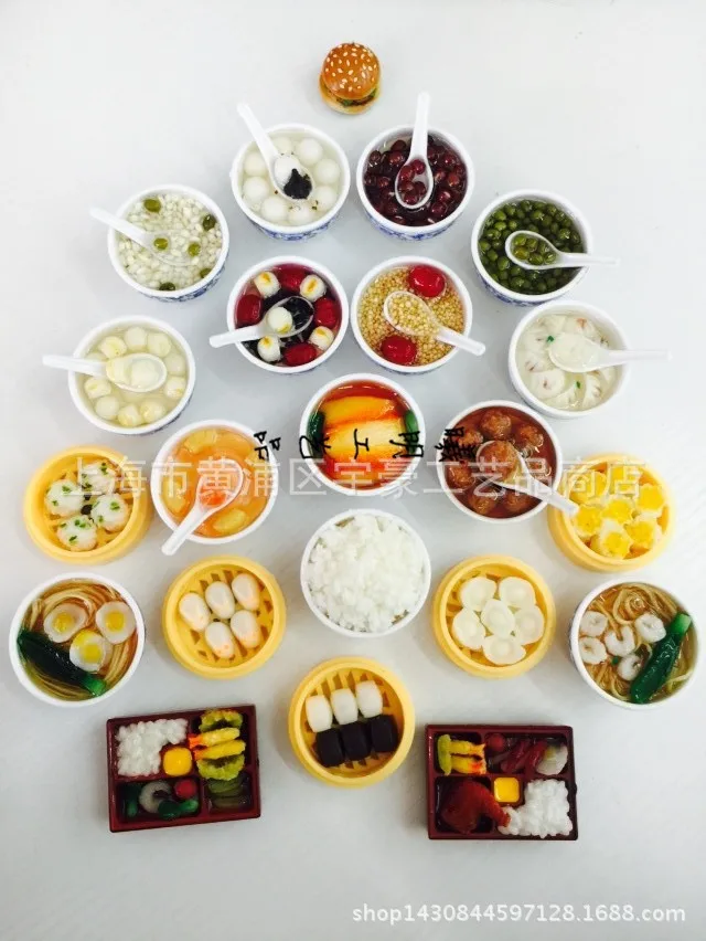 Китайская пищевая имитация реативный магнит магниты на холодильник доска для