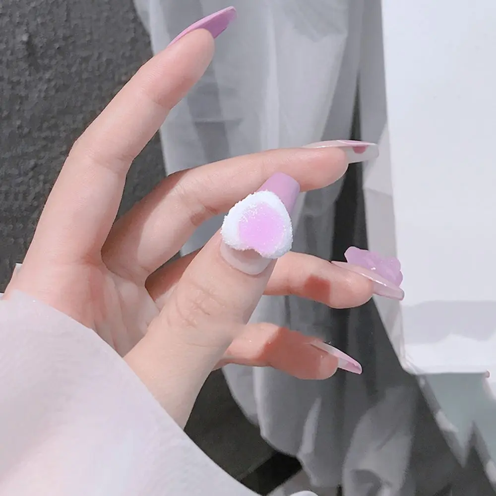 Украшения для ногтей в виде маникюрного медведя конфетные цвета любовь сделай