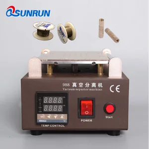 Новейший вакуумный мобильный телефон со встроенным насосом, 110 В220 В, металлический корпус, стеклянная машина-сепаратор с ЖК-экраном, макс. 7 дюймов + бесплатные подарки