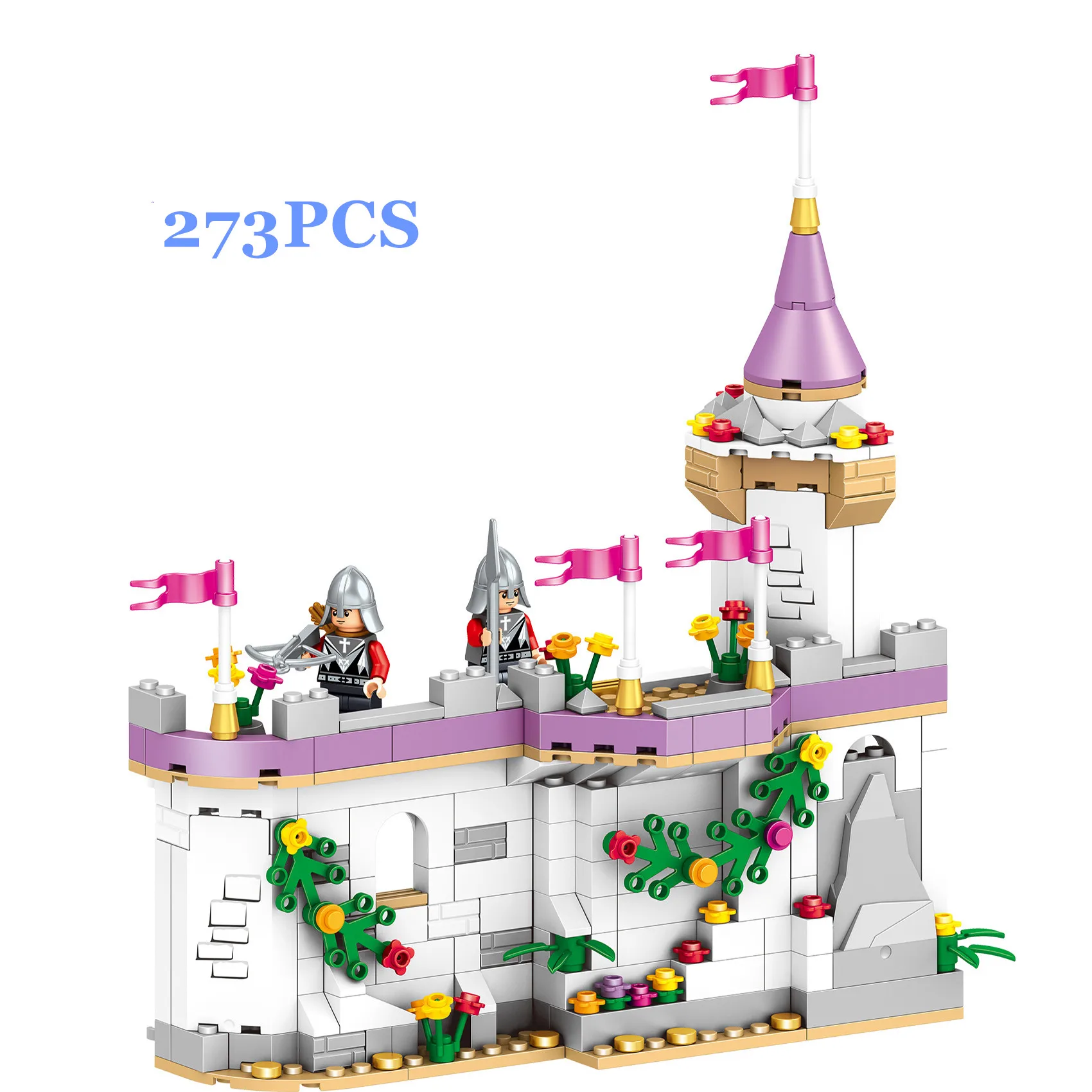 Роскошный романтический Замок принцессы строительные блоки игрушки для девочек