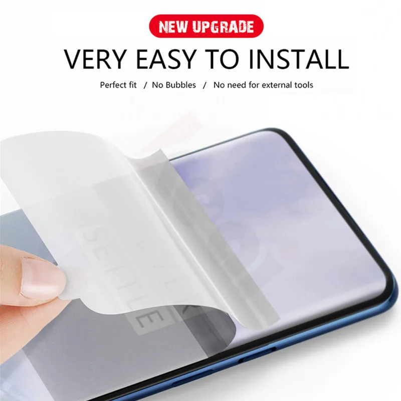 30D полное покрытие Гидрогелевая пленка для Oneplus 7T 7 Pro Защитная пленка для экрана для Oneplus 6 T 6 прозрачная задняя защита не стекло