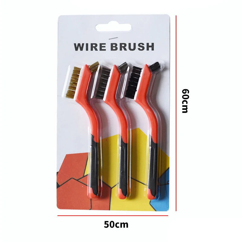 Набор щеток из проволоки щетинки нейлона/латуни/нержавеющей стали изогнутой