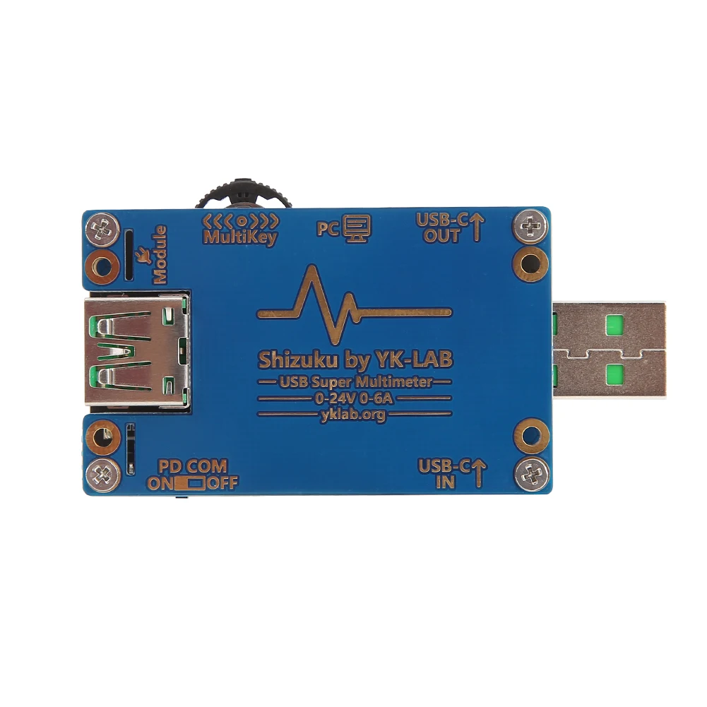 USB тестер YK001 для быстрой зарядки 1 77 дюйма цифровой вольтметр амперметр