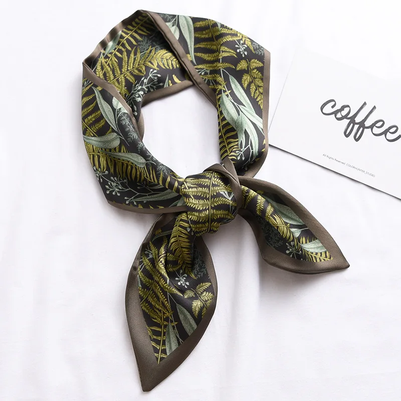 Новинка 2020 Женская Подарочная сумка для волос двухслойный шелковый шарф женский