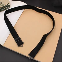 1 9cm bow tie black adjustable diy bow tie accessories for adult child men women wedding necktie rope maximum 55cm elastic band