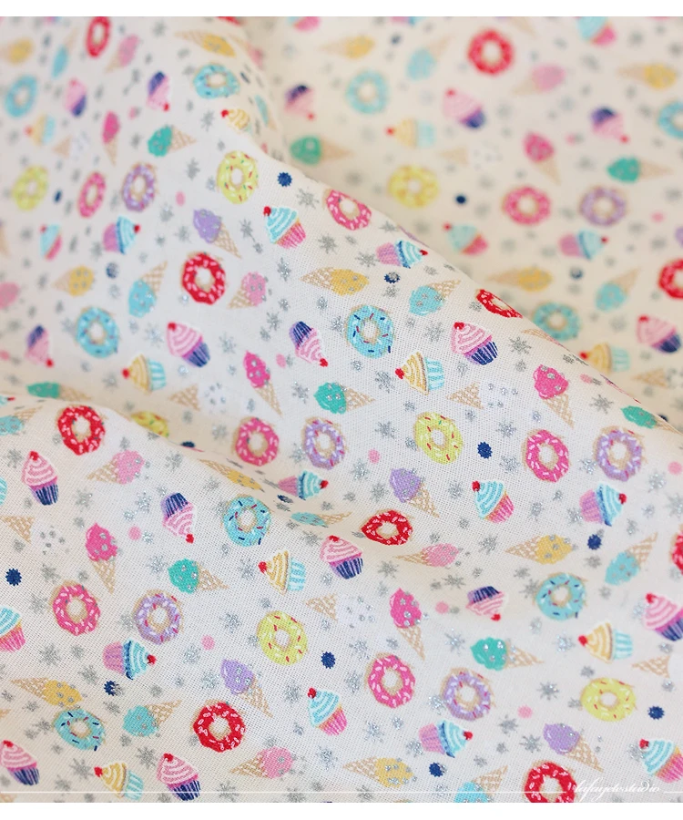 Хлопковая ткань для шитья Лоскутная Ткань с принтом тильды хлопковая вышивания