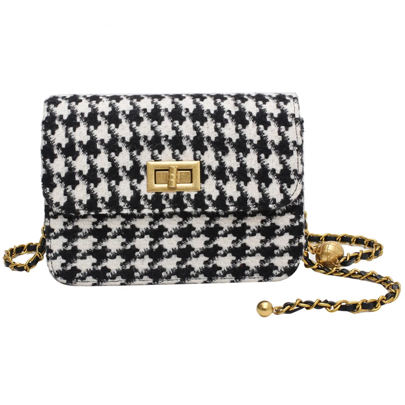 

plaid Bags for 2021 Chain Shoulder Bag Branded Trend Handbags and Purses Luxury Women's Fashion Trending Hand Bag
